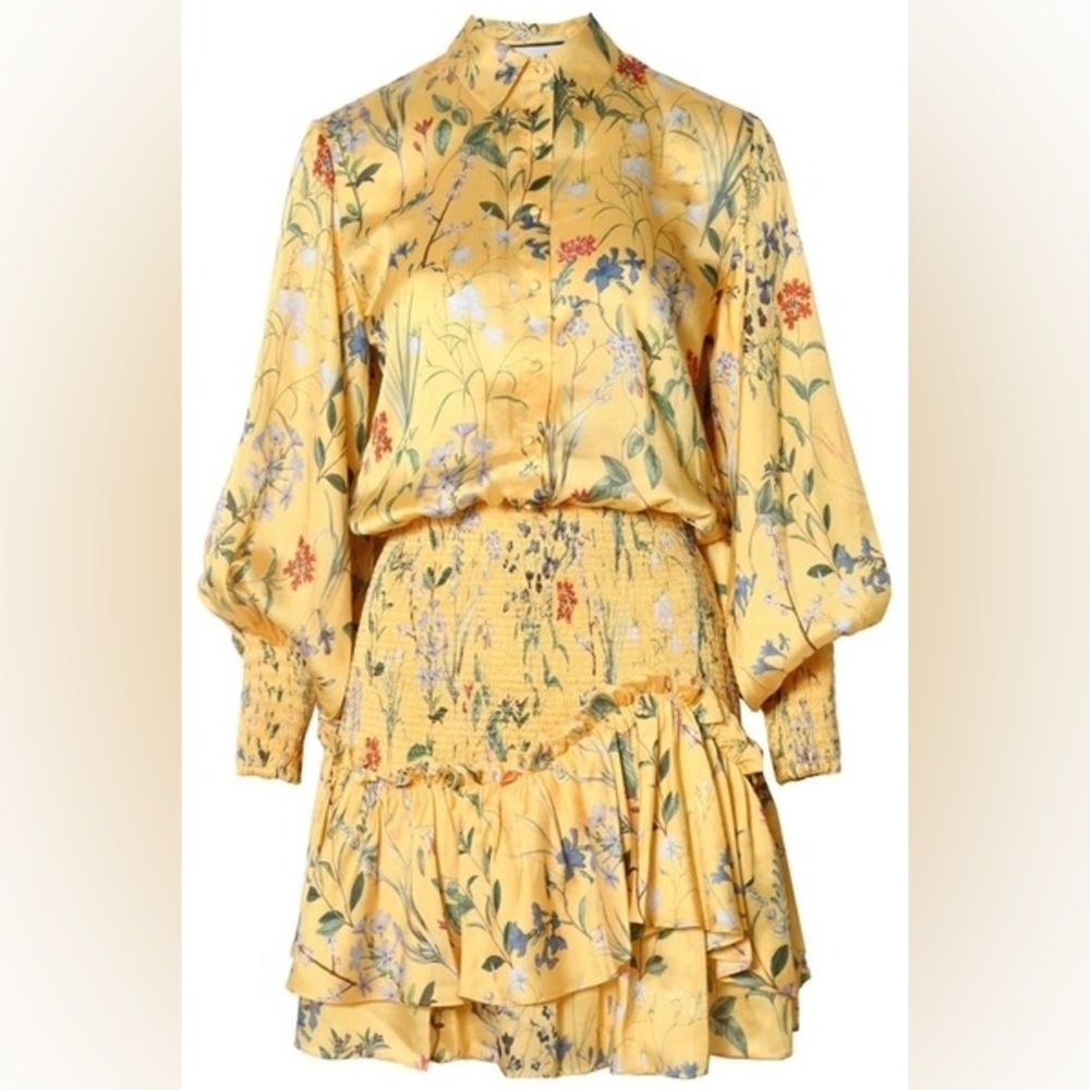 ALEXIS Rianna mini dress yellow